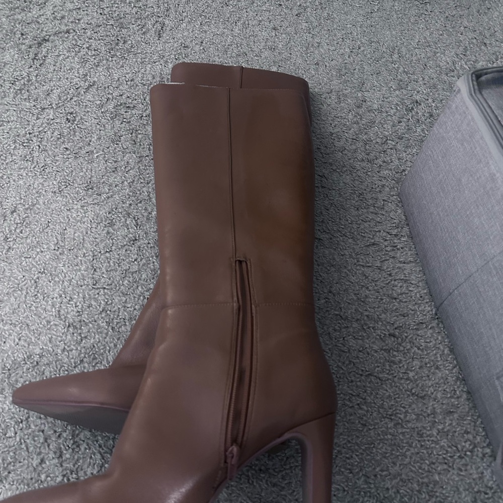 Ralph Lauren Brown Heeled Boots